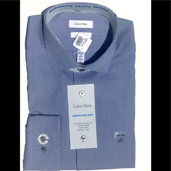 calvin klein infinite non iron shirt